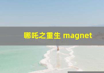 哪吒之重生 magnet